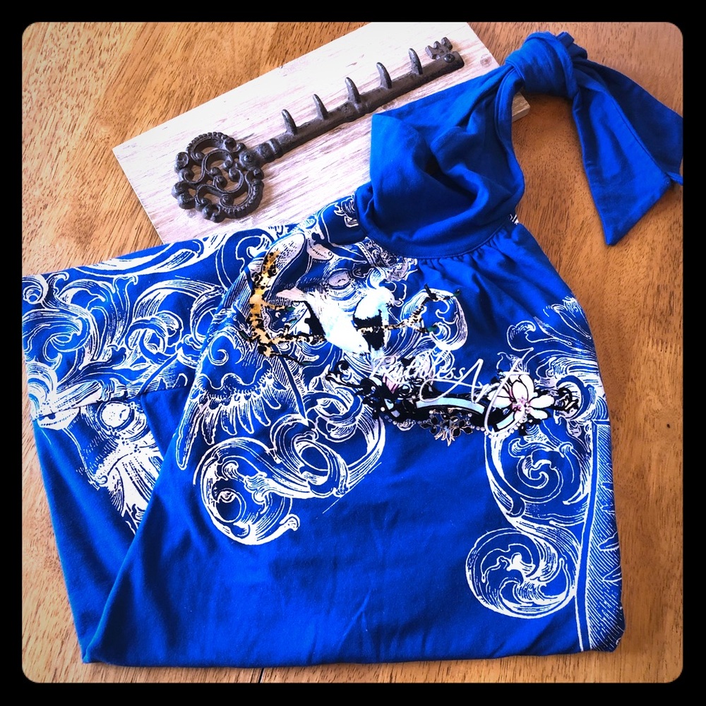 Ruthless Art bareback mini dress